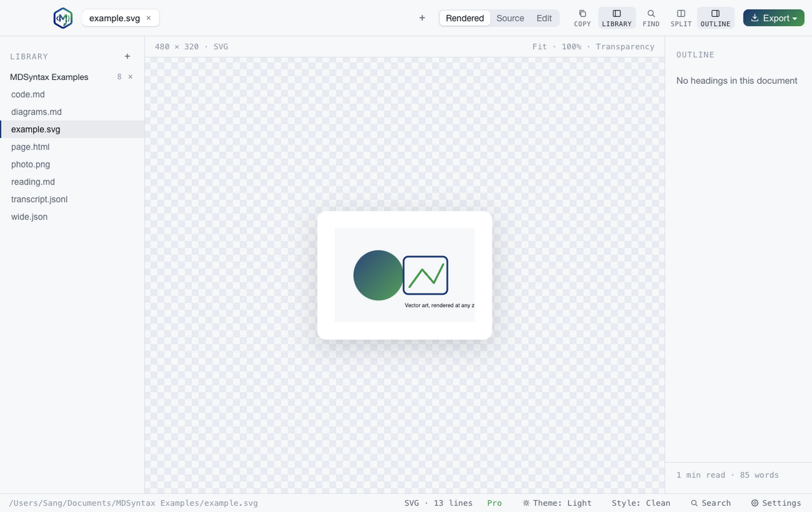 An SVG rendered at full quality with its dimensions shown